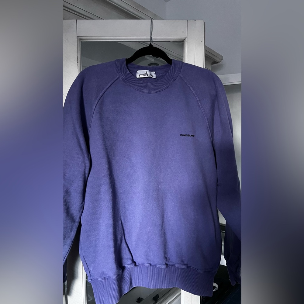 Stone Island Men's Crewneck in Violet